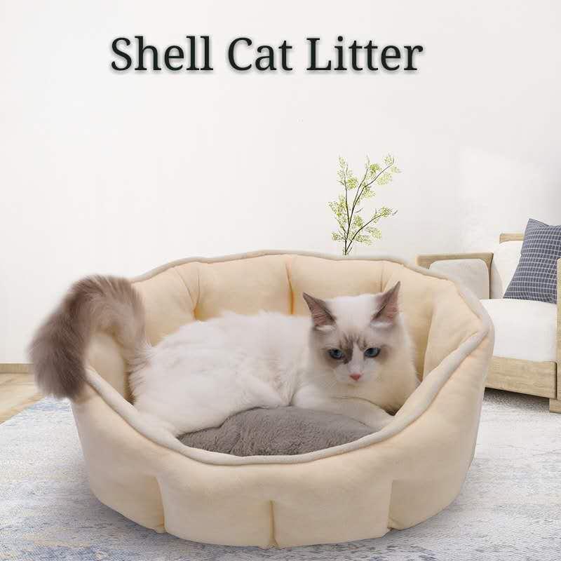 Pet Cat Nest Comfortable And Lovely Shell Kitten Puppies Mat For Kittens Warm Basket Beds & Furniture
Pet Cat Nest Comfortable And Lovely Shell Kitten Puppies Mat For Kittens Warm Basket Beds & Furniture