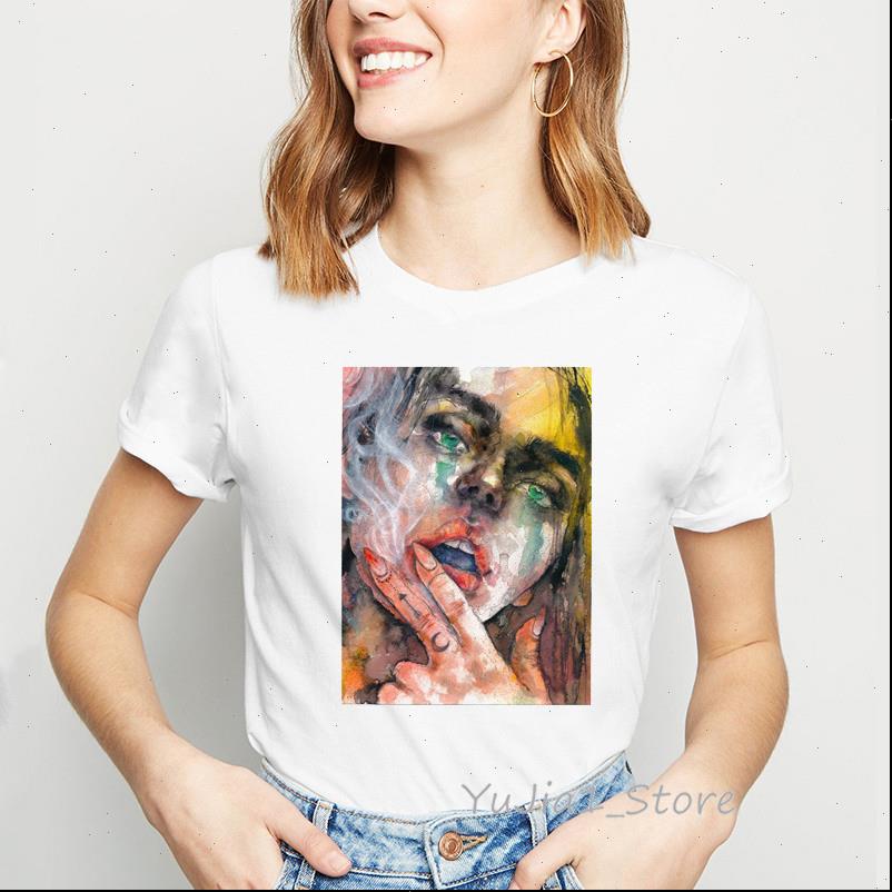 vintage womens t shirt women aesthetic clothes haut femme vogue lady smoking tshirt camiseta mujer harajuku streetwear, White
vintage womens t shirt women aesthetic clothes haut femme vogue lady smoking tshirt camiseta mujer harajuku streetwear, White