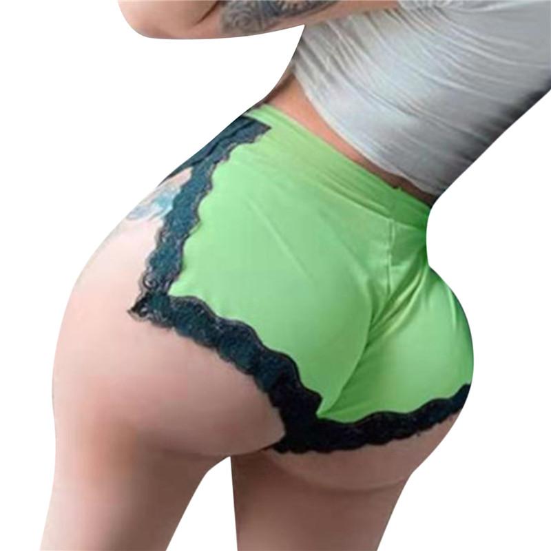Women's Shorts Sexy Women Lace High Waist Split 2021 Summer Ladies Party Clue Comfortable Breathable Woman Clothing