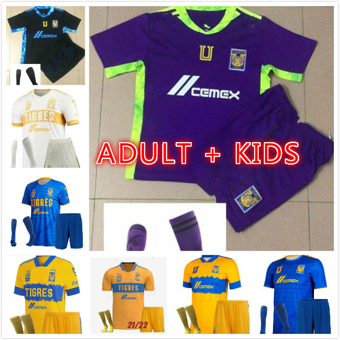 2021 2022 Mundial de Clubes UANL Tigres GIGNAC Soccer Jerseys adult kids kits 20 21 22 VARGAS Home away Tercer Pizarro Mexico Football Shirts, Black;yellow
2021 2022 Mundial de Clubes UANL Tigres GIGNAC Soccer Jerseys adult kids kits 20 21 22 VARGAS Home away Tercer Pizarro Mexico Football Shirts, Black;yellow