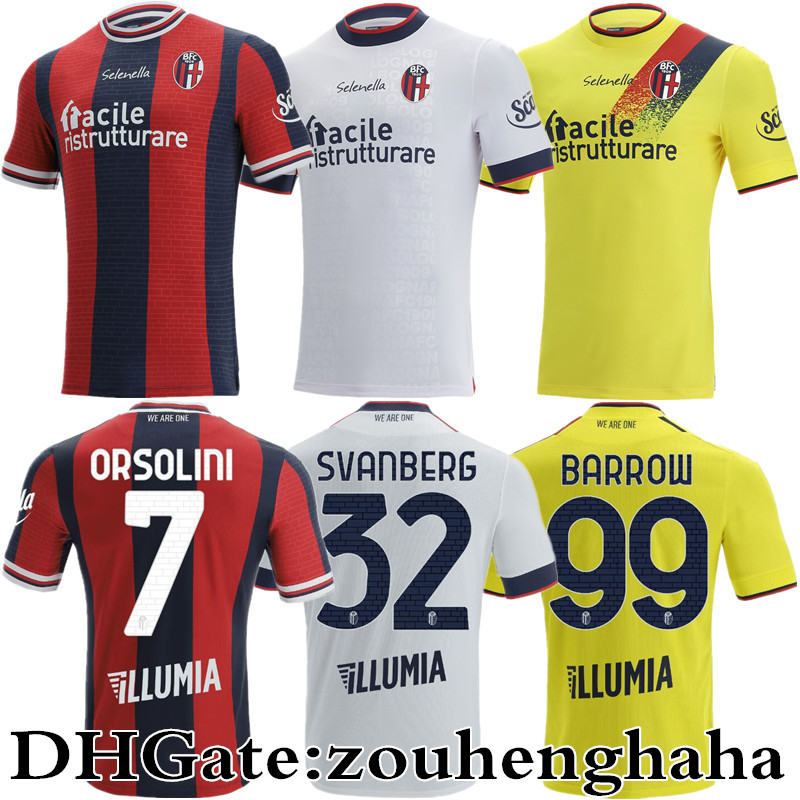 Bologna Soccer Jersey 2021 22 maillots foot Home BARROW ARNAUTOVIC ORSOLINI SORIANO SCHOUTEN VIGNATO DOMINGUEZ SVANBERG DE SILVESTRI SANSONE Football shirt Kit
Bologna Soccer Jersey 2021 22 maillots foot Home BARROW ARNAUTOVIC ORSOLINI SORIANO SCHOUTEN VIGNATO DOMINGUEZ SVANBERG DE SILVESTRI SANSONE Football shirt Kit