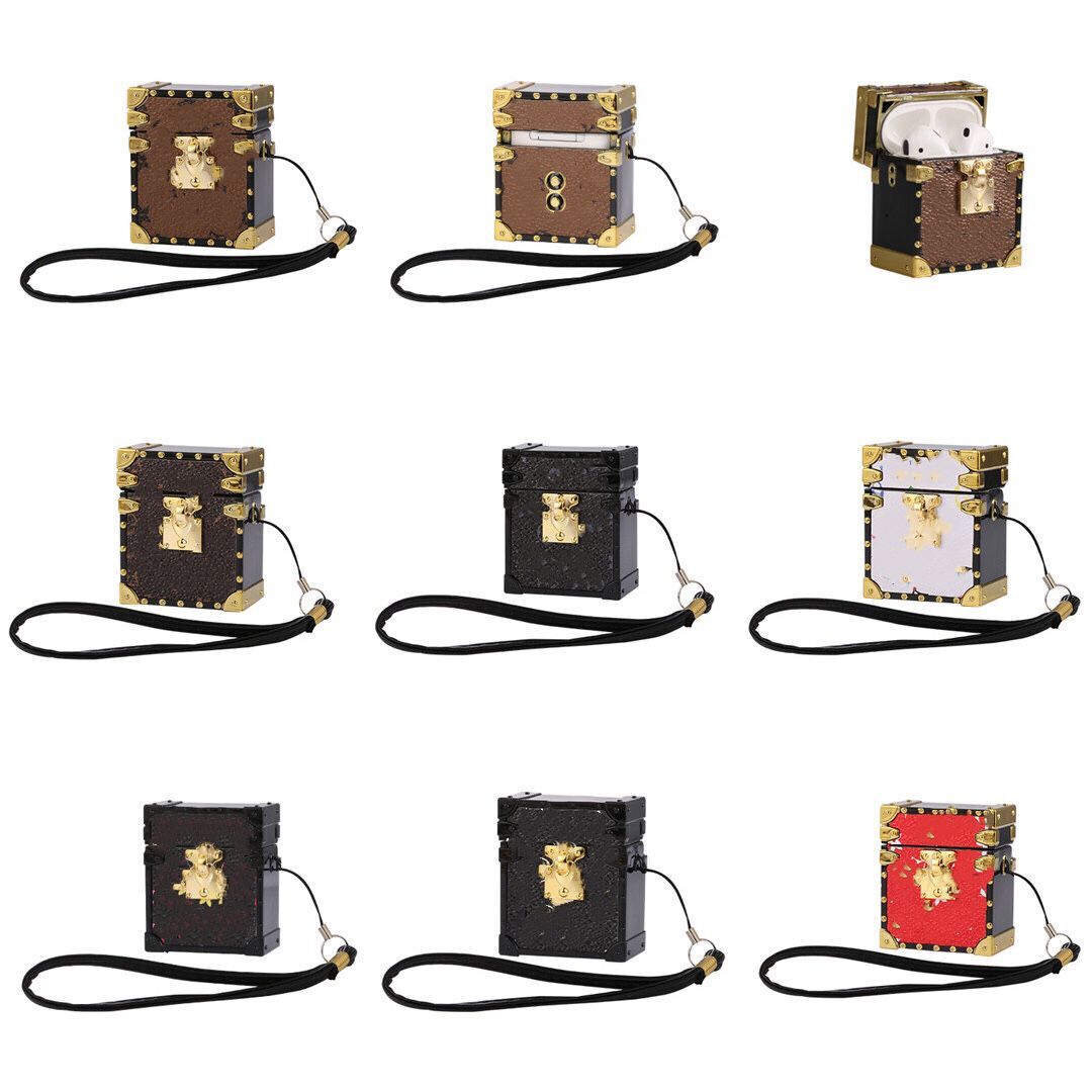 Luxury square leather silicone Airpods pro 1 2 Case For Airpods case designer earphone protective Case
Luxury square leather silicone Airpods pro 1 2 Case For Airpods case designer earphone protective Case