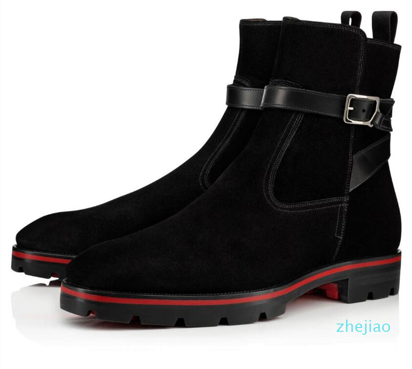 Designer Luxury Red Bottom Booties Men's Ankle Winter Western Knight Booty Rubber Lug Sole Party Wedding
Designer Luxury Red Bottom Booties Men's Ankle Winter Western Knight Booty Rubber Lug Sole Party Wedding