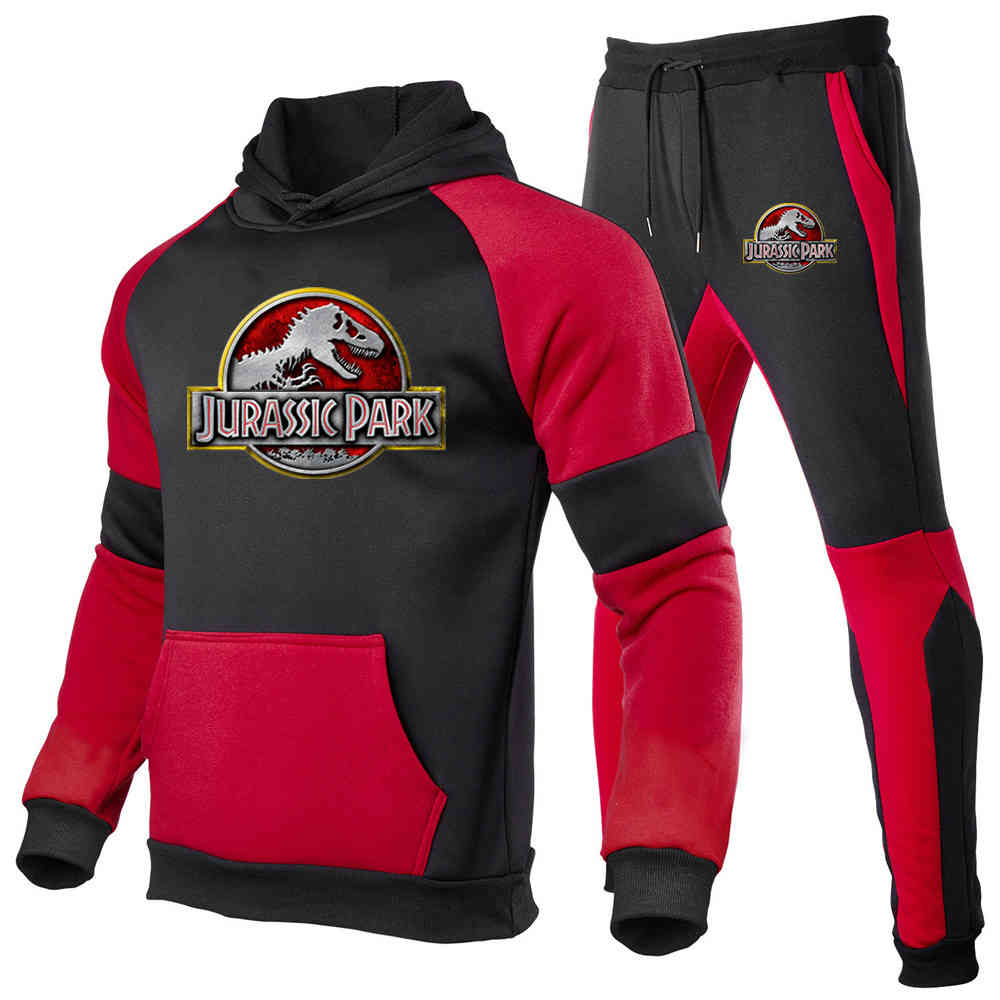 2022 Jurassic Park Men's Hoodie Suit Autumn Features Hot Hip-hop Entertainment Festival Sports Fashionable Shirt with Pants, Gray
2022 Jurassic Park Men's Hoodie Suit Autumn Features Hot Hip-hop Entertainment Festival Sports Fashionable Shirt with Pants, Gray