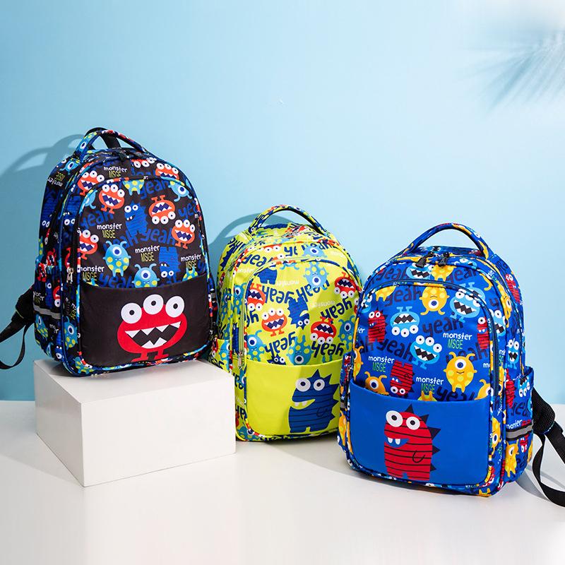 School Bags Monster Printed Casual Backpack Primary Student SchoolBag Large Capacity Waterproof Boy Cute Lightweight Travel, Black
School Bags Monster Printed Casual Backpack Primary Student SchoolBag Large Capacity Waterproof Boy Cute Lightweight Travel, Black