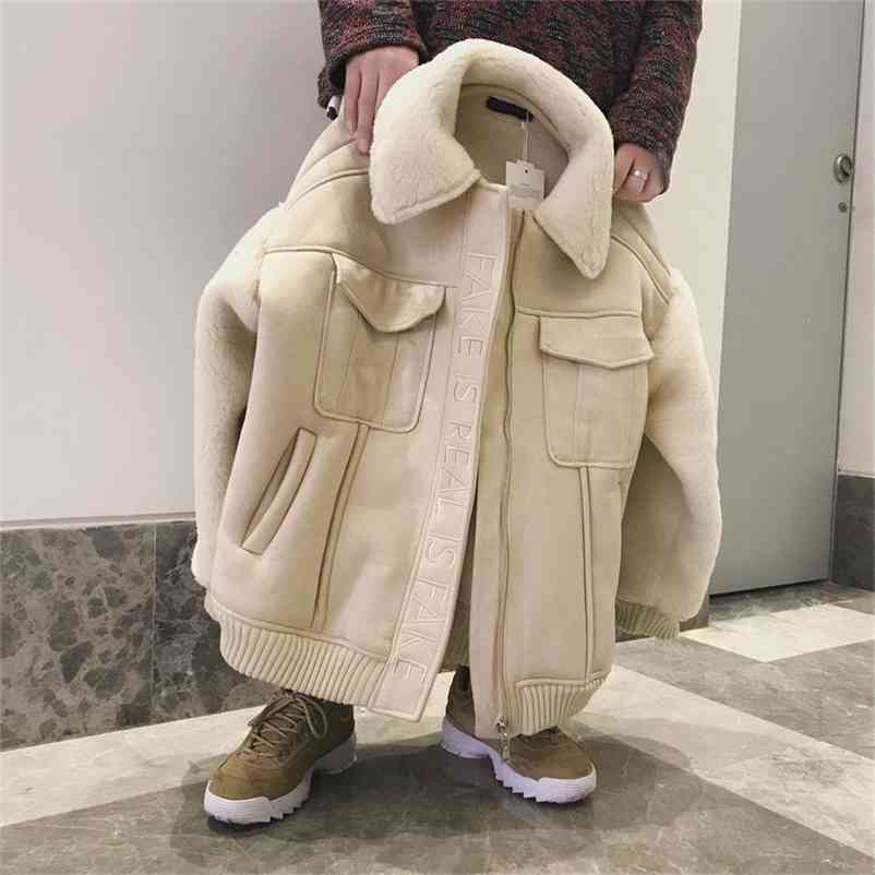 Thickened Winter Coat Cotton Jacket Korean Trend Padded Tooling Streetwear Boyfriend 210519, Beige
Thickened Winter Coat Cotton Jacket Korean Trend Padded Tooling Streetwear Boyfriend 210519, Beige