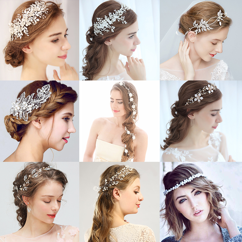 New Fashion Gold Silver Color Tiaras Headbands Luxury Pearl Crystal Hair Band Wedding Women Bridal Crowns Hair Accessories Party от DHgate WW