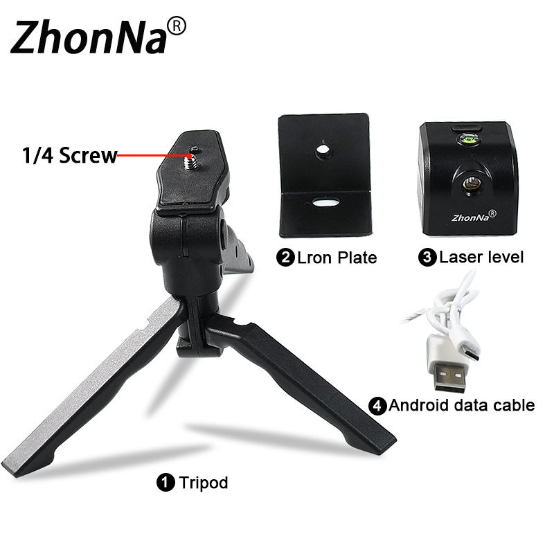 Green Light Measuring Mini Laser Level Portable Lightweight Collimator Positioning Tool USB With Magnetic Adsorption Function