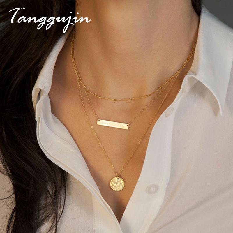 Pendant Necklaces Fashion Maxi Statement Multilayer Necklace Multi- Metal Rod Circles Geometric Round Chokers Women Jewelry, Silver
Pendant Necklaces Fashion Maxi Statement Multilayer Necklace Multi- Metal Rod Circles Geometric Round Chokers Women Jewelry, Silver
