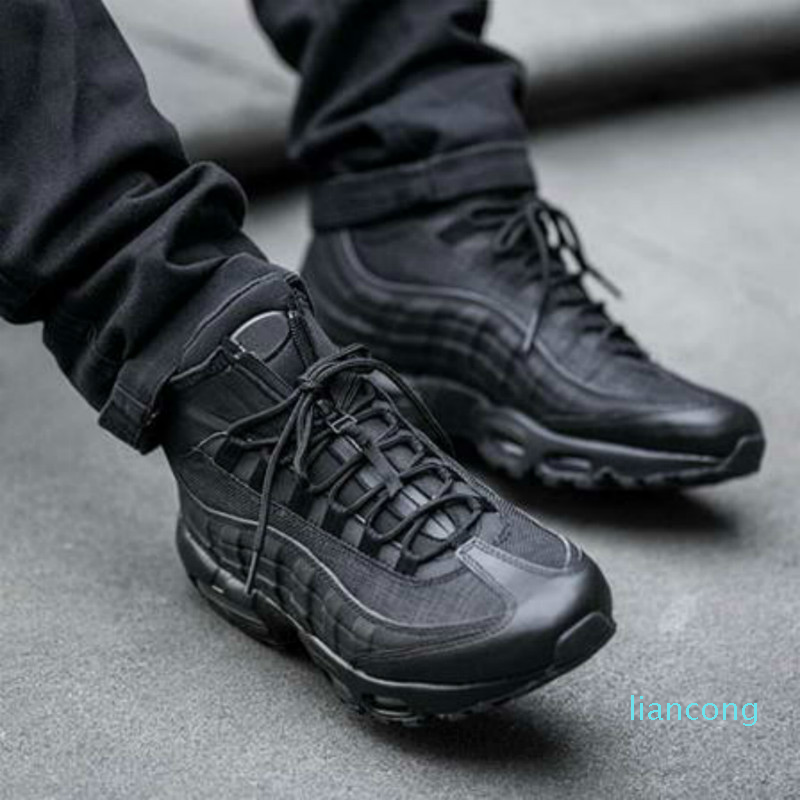 Fashion Cushion Boots Black Green Brown Men's 95 Hight Top 95s Waterproof Men Shoes High quality
Fashion Cushion Boots Black Green Brown Men's 95 Hight Top 95s Waterproof Men Shoes High quality