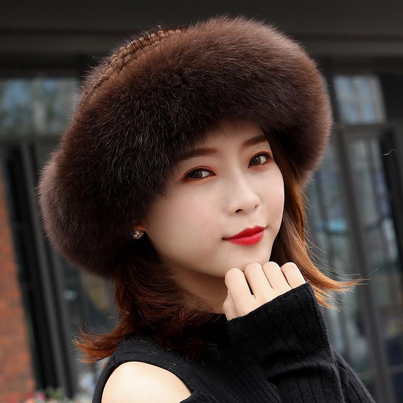 Berets Real Genuine Natural Knitted Mink Hat With Fur Winter Warm Hand Knit Hats Women Cap, Black
Berets Real Genuine Natural Knitted Mink Hat With Fur Winter Warm Hand Knit Hats Women Cap, Black