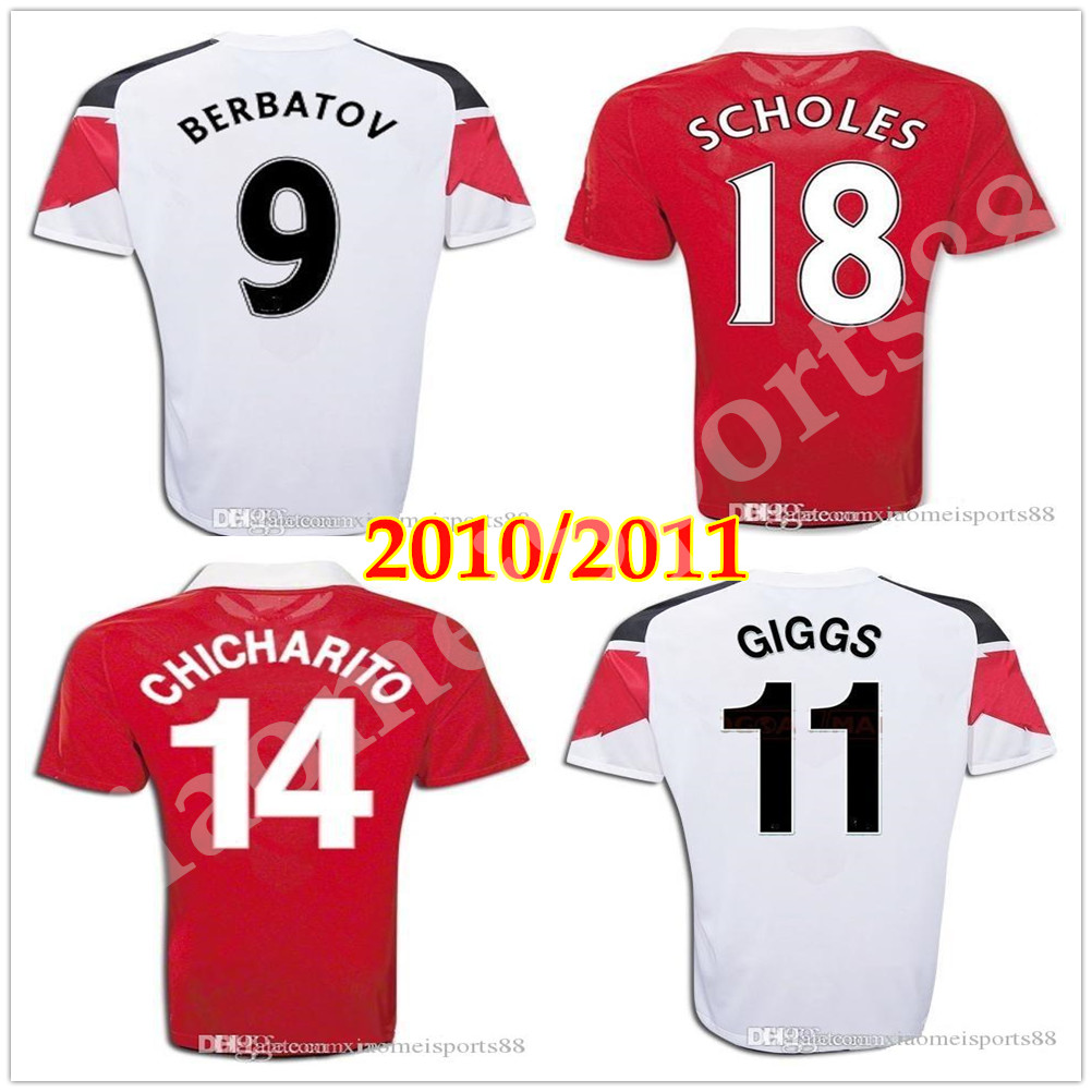 2010 2011 MAN UT Berbatov Rooney POGBA GIGGS retro soccer jersey 10 11 home away OWEN SCHOLES CHICHARITO vintage classic football shirt
2010 2011 MAN UT Berbatov Rooney POGBA GIGGS retro soccer jersey 10 11 home away OWEN SCHOLES CHICHARITO vintage classic football shirt