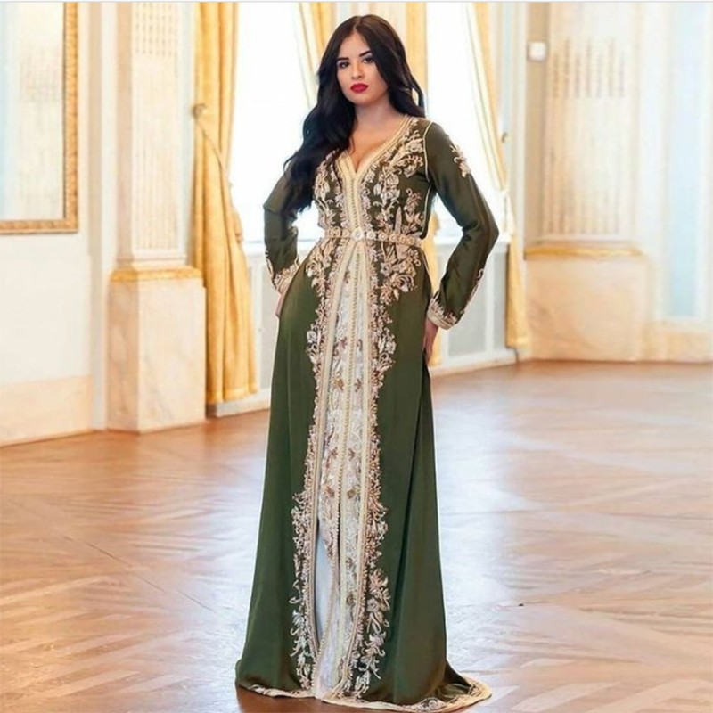 dark green Elegant V neck Long Sleeves Moroccan Kaftan Prom Dress Muslim Arabic Evening Gown Lace Appliques Special Occasion Dresses Custom, Coral
dark green Elegant V neck Long Sleeves Moroccan Kaftan Prom Dress Muslim Arabic Evening Gown Lace Appliques Special Occasion Dresses Custom, Coral
