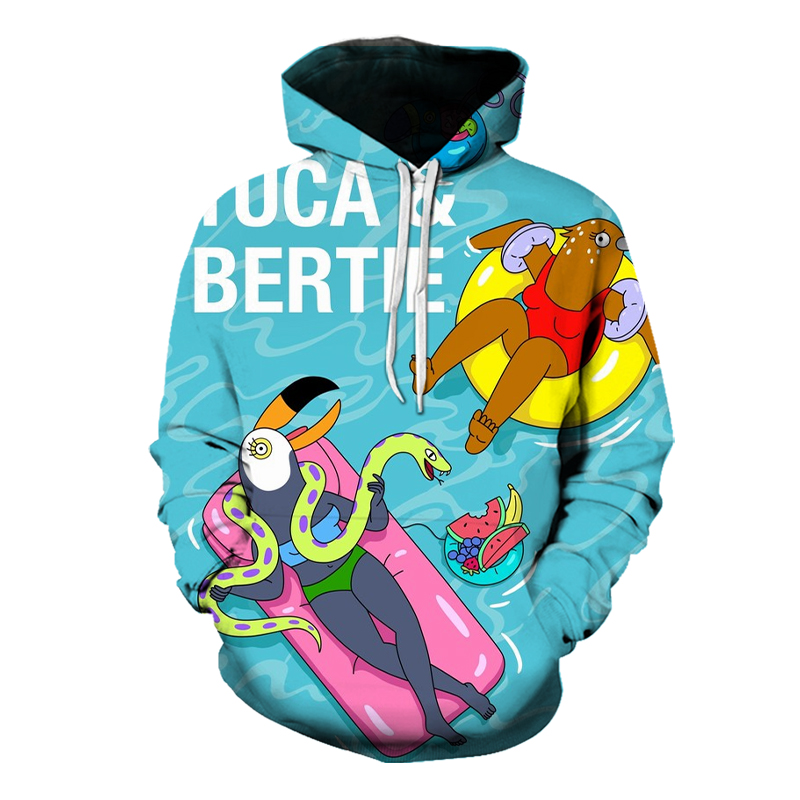 TUCA & BERTIE animation pattern men 3D printed hoodie visual impact party top punk goth round neck high quality American sweater hoodie, Picture4
TUCA & BERTIE animation pattern men 3D printed hoodie visual impact party top punk goth round neck high quality American sweater hoodie, Picture4