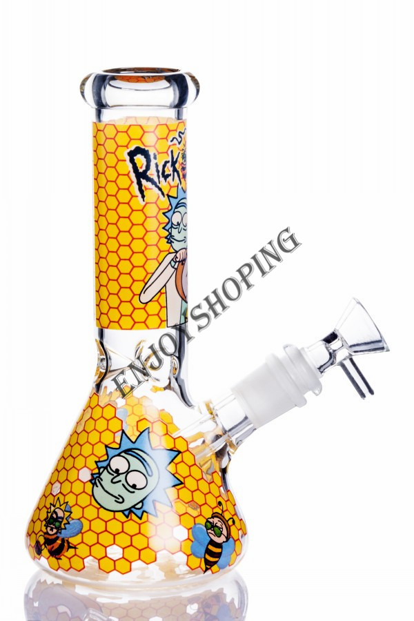 Yellow Morty Rick Printing Beaker Bong Diffused Downstem Perc Dab Rig Recycler Glass Bong Thich Glass Water Bongs with Banger
Yellow Morty Rick Printing Beaker Bong Diffused Downstem Perc Dab Rig Recycler Glass Bong Thich Glass Water Bongs with Banger