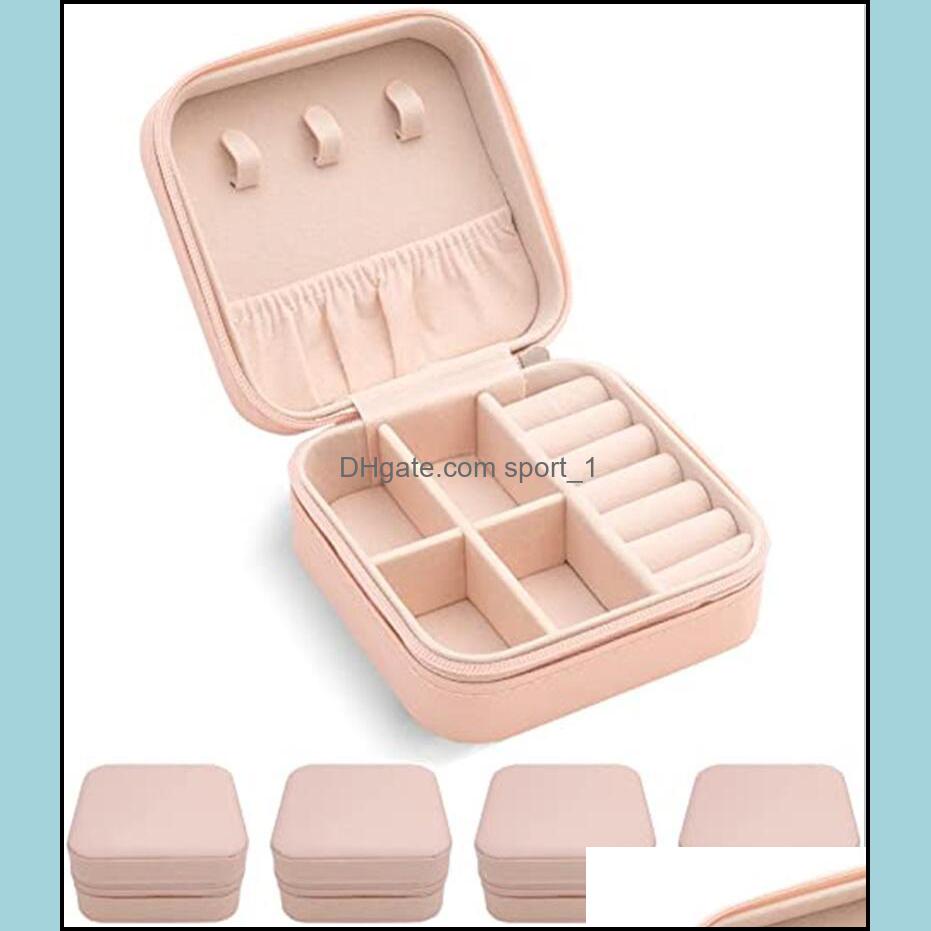 Packaging & Jewelry Box Portable Travel Storage Boxes Organizer Pu Leather Display Cases For Necklace Earrings Ring Jewellery Holder Case Dr
Packaging & Jewelry Box Portable Travel Storage Boxes Organizer Pu Leather Display Cases For Necklace Earrings Ring Jewellery Holder Case Dr