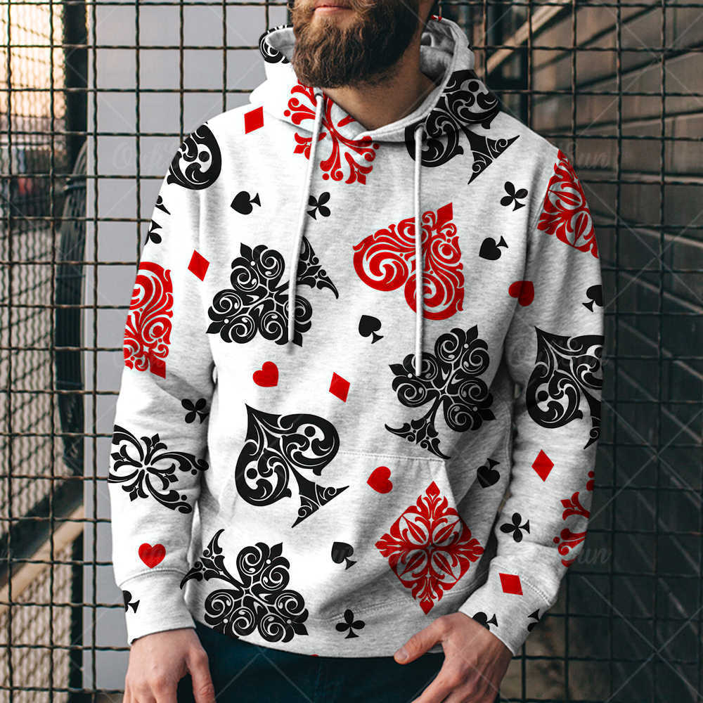 autumn trend new popular fashion poker seri printed men's sweater street hoodie0pih, Black
autumn trend new popular fashion poker seri printed men's sweater street hoodie0pih, Black