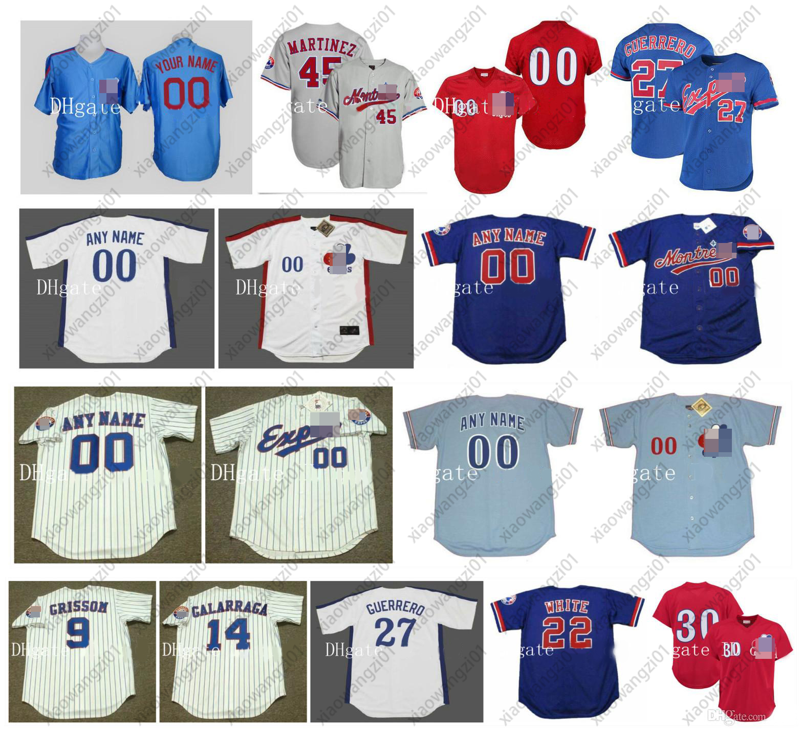 Vintage Jersey VLADIMIR GUERRERO GARY CARTER CLIFF FLOYD JOSE CANSECO PEDRO MARTINEZ TIM RAINES RONDELL WHITE Retro Baseball
Vintage Jersey VLADIMIR GUERRERO GARY CARTER CLIFF FLOYD JOSE CANSECO PEDRO MARTINEZ TIM RAINES RONDELL WHITE Retro Baseball