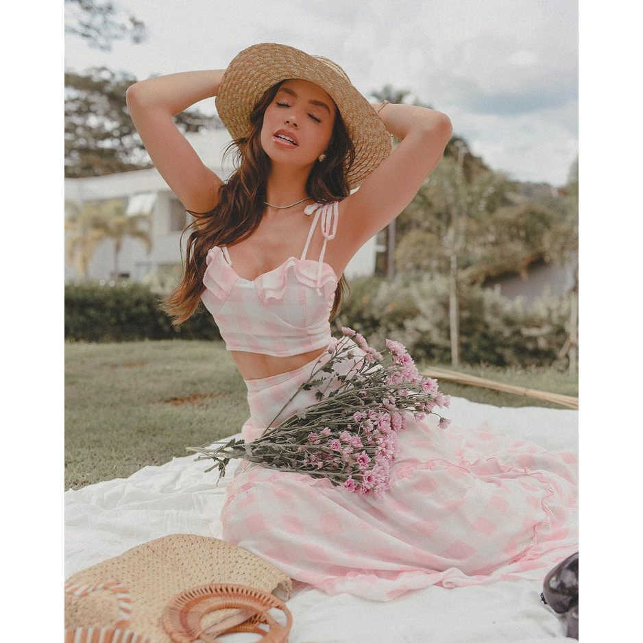 Ruffle Bikini Retro Women Vintage Floral Push Up Bikinis Set High Waist Padded Biquini Swimwear Swimsuit Bathing Suit 210611