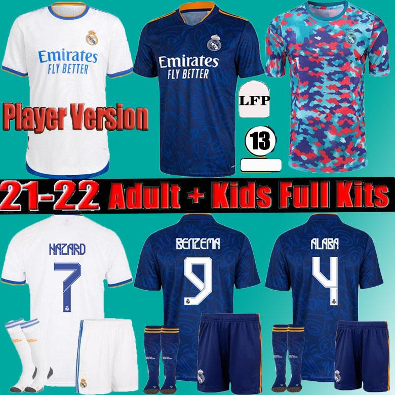 S-4XL REAL MADRID Soccer Jerseys 21 22 HAZARD ALABA Football Shirts BENZEMA ASENSIO MODRIC MARCELO Camiseta Fans Player Version 2021 2022 Women men, Green
S-4XL REAL MADRID Soccer Jerseys 21 22 HAZARD ALABA Football Shirts BENZEMA ASENSIO MODRIC MARCELO Camiseta Fans Player Version 2021 2022 Women men, Green
