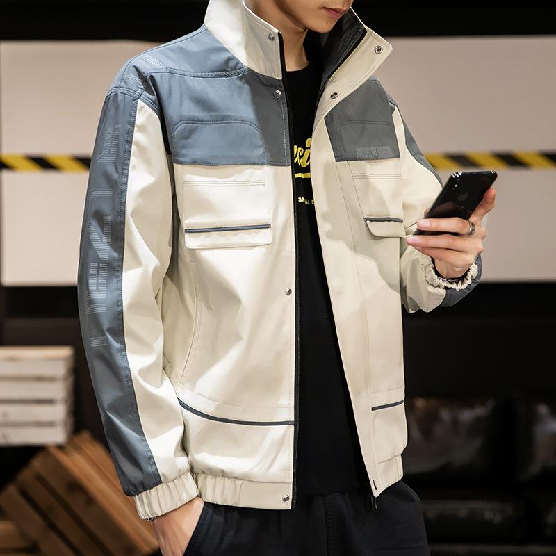 Men's Jackets 2021 Casual Jacket Men Spring Autumn Outerwear Mens Stand Collar Thick And Coats Male For Clothing Brand