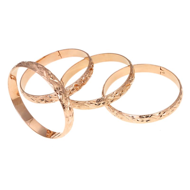 Bangle Rose Gold Color Openable Africa Ethiopian 4pcs Bangles For Women Girls Bride Dubai Ramadan Charm Cute Jewelry
Bangle Rose Gold Color Openable Africa Ethiopian 4pcs Bangles For Women Girls Bride Dubai Ramadan Charm Cute Jewelry