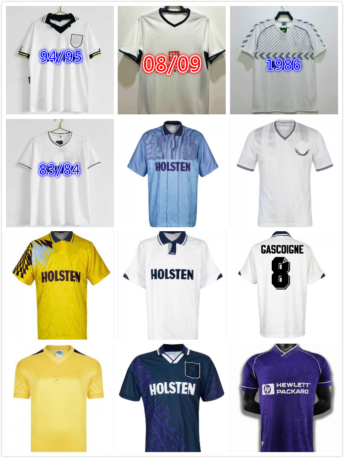1990 1998 1991 1982 Tottenham Retro soccer jersey Klinsmann GASCOIGNE ANDERTON SHERINGHAM Ginola Ferdinand Centenary 94 95 uniforms men, 92 94 away
1990 1998 1991 1982 Tottenham Retro soccer jersey Klinsmann GASCOIGNE ANDERTON SHERINGHAM Ginola Ferdinand Centenary 94 95 uniforms men, 92 94 away