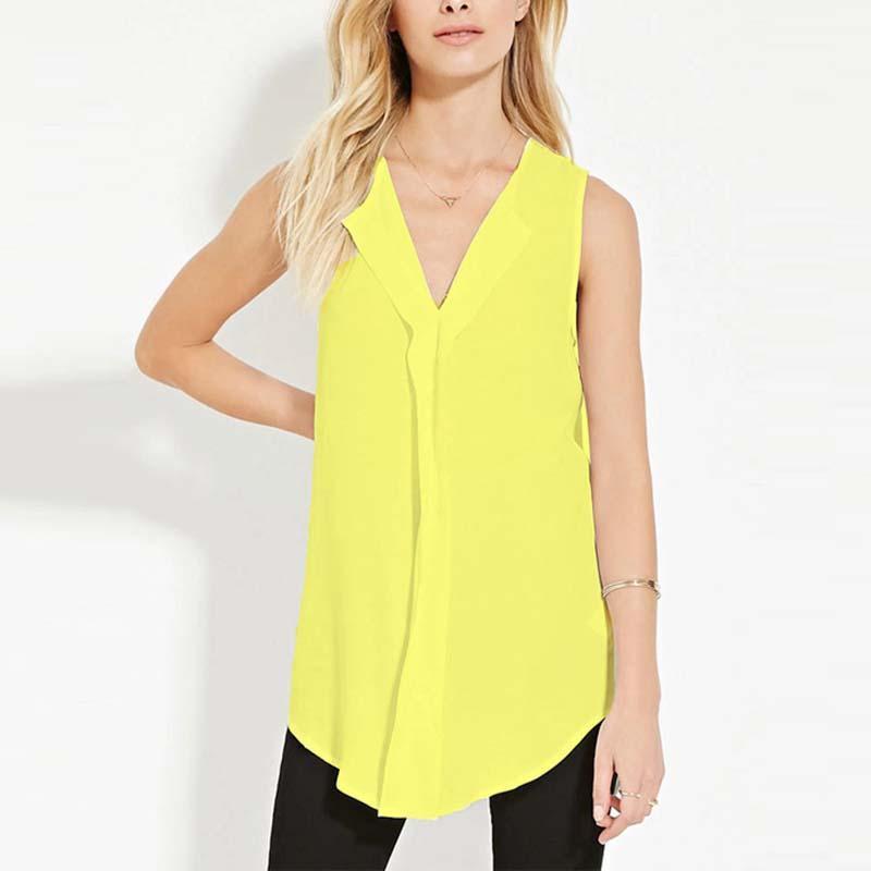 Casual Loose Sleeveless Solid Tops Women Blouse Summer Sexy V-neck Chiffon Blouses Female Shirts Vest Blusas Plus Size S, Red
Casual Loose Sleeveless Solid Tops Women Blouse Summer Sexy V-neck Chiffon Blouses Female Shirts Vest Blusas Plus Size S, Red
