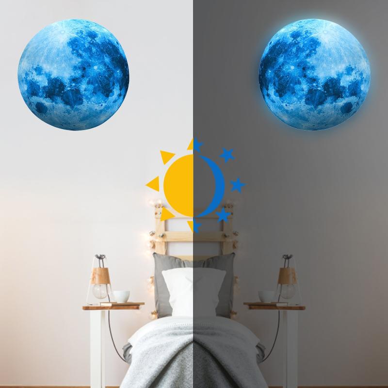 Wall Stickers 3D Large Moon Fluorescent Sticker Wallpaper Night Removable Glow In The Dark Home Decorations 5cm 12cm 20cm 30cm
Wall Stickers 3D Large Moon Fluorescent Sticker Wallpaper Night Removable Glow In The Dark Home Decorations 5cm 12cm 20cm 30cm