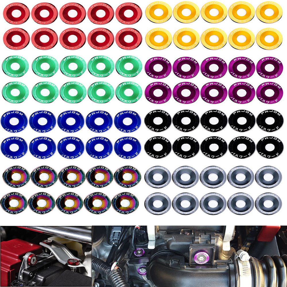 Fender Washers Bumper Washer Lisence Plate Bolts Dress Up Kits for Honda Civic EK EP AP DC2 DC5 Password JDM
Fender Washers Bumper Washer Lisence Plate Bolts Dress Up Kits for Honda Civic EK EP AP DC2 DC5 Password JDM