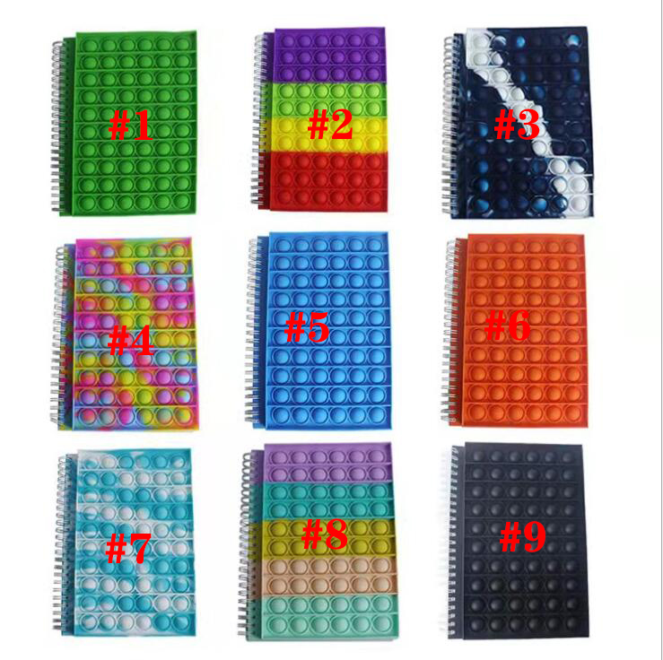 UPS 9 Colors Fast Delivery Hot Party Favor Fidget Silicone Toy A5 Notebook 50 Pcs Papers School Office Bubble It Decompression Toys Christmas wholesale
UPS 9 Colors Fast Delivery Hot Party Favor Fidget Silicone Toy A5 Notebook 50 Pcs Papers School Office Bubble It Decompression Toys Christmas wholesale