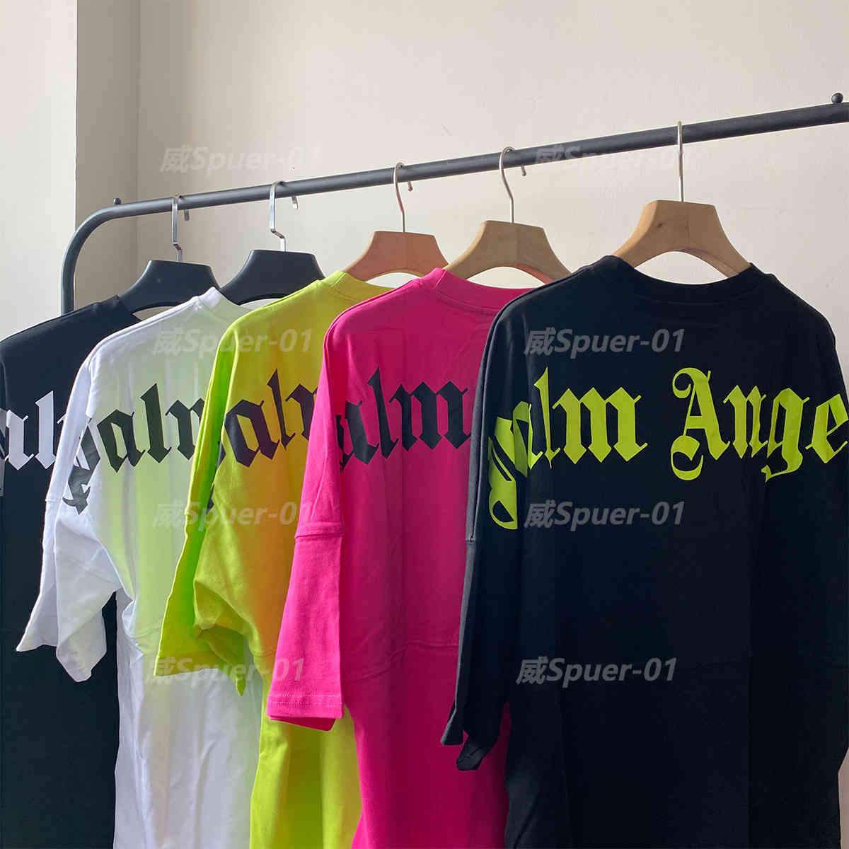 letter Correct palm PA back Angel drop 2021 shoulder loose short sleeve T-shirt for men and women AJGK, White;black
letter Correct palm PA back Angel drop 2021 shoulder loose short sleeve T-shirt for men and women AJGK, White;black