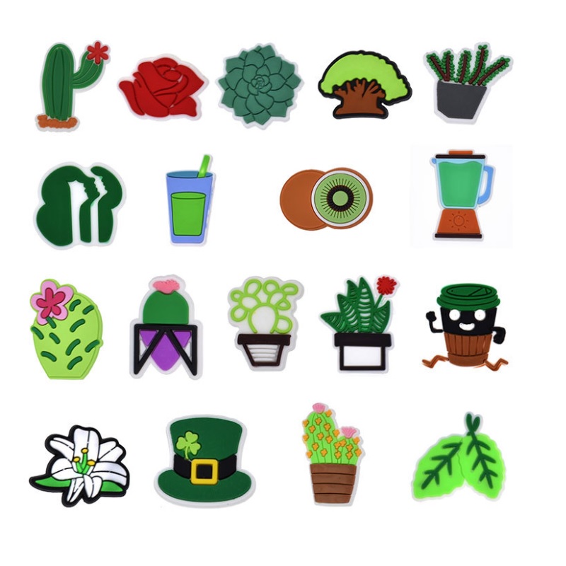 Green cute cartoon PVC Shoe Charms Shoes Buckles Action Figure Fit Bracelets Croc JIBZ Shoe's accessories Wristband Boys Girls Gift
Green cute cartoon PVC Shoe Charms Shoes Buckles Action Figure Fit Bracelets Croc JIBZ Shoe's accessories Wristband Boys Girls Gift