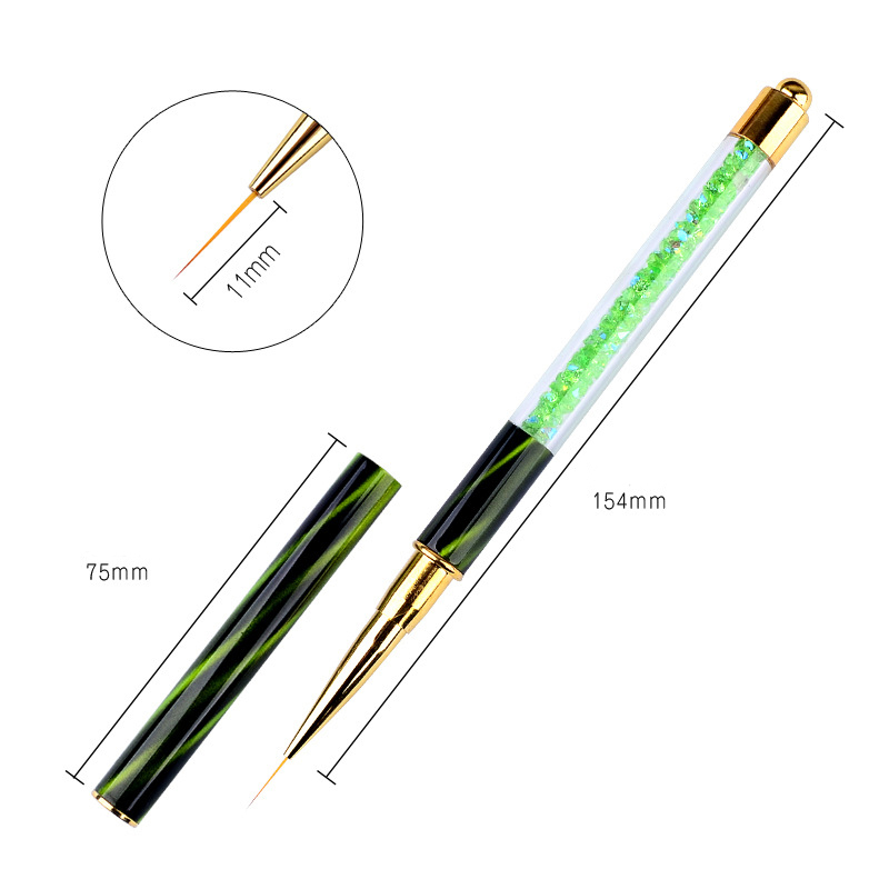 8 Style Nail Crystal Brushes Supplies for Professionals Acrylic Gel Nails Painting Brush Crystal Handle Manicure Tools Nab012
8 Style Nail Crystal Brushes Supplies for Professionals Acrylic Gel Nails Painting Brush Crystal Handle Manicure Tools Nab012