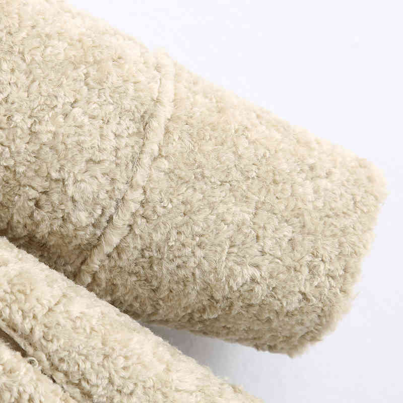 Solid Fleece Blouses Women Fashion Turn Down Collar Shirts Women Elegant Pockets Long Sleeve Tops 210520