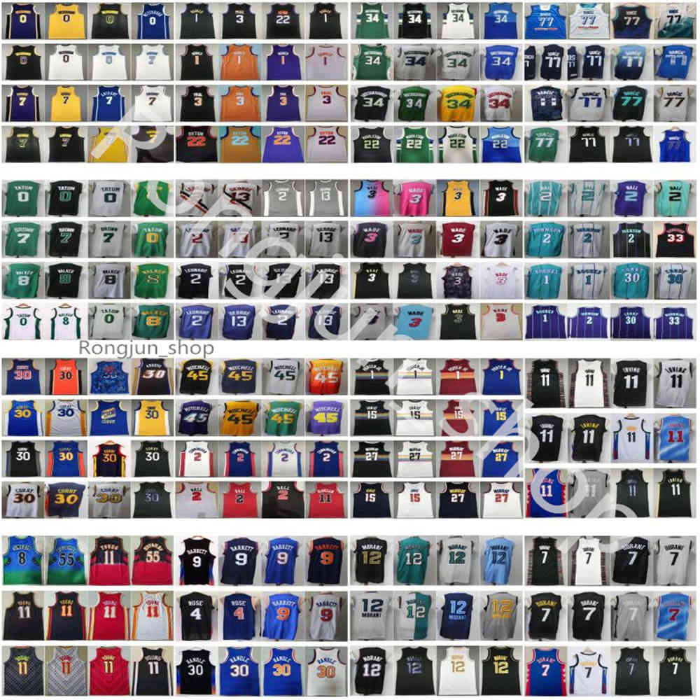 Men Basketball Doncic Anthony Westbrook Antetokounmpo Morant Irving Durant Tatum Booker Paul Ball Curry Mitchell Wade Lillard Murray Jerseys, As picture
Men Basketball Doncic Anthony Westbrook Antetokounmpo Morant Irving Durant Tatum Booker Paul Ball Curry Mitchell Wade Lillard Murray Jerseys, As picture