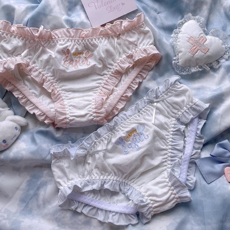 Women's Panties Plus Size Lingere Kawaii Thong Briefs Japanese Sweet Cute Underwear Women Girls Ruffles Pink Blue Slip Femme Classic
Women's Panties Plus Size Lingere Kawaii Thong Briefs Japanese Sweet Cute Underwear Women Girls Ruffles Pink Blue Slip Femme Classic