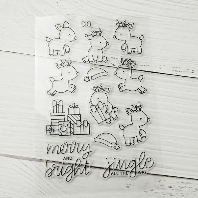 Transparent Silicone Stamps DIY Scrapbooking English Alphabet Number Hand Account Stamp Sheet Embossing Paper Craft Decor