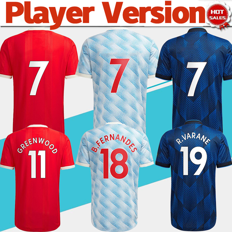 Player Version #25 SANCHO Home Red Soccer Jersey 21/22 Away #11 GREENWOOD #6 POGBA Soccer Shirt #18 B.FERNANDES #10 RASHFORD Adult Men 3rd F, Black;yellow
Player Version #25 SANCHO Home Red Soccer Jersey 21/22 Away #11 GREENWOOD #6 POGBA Soccer Shirt #18 B.FERNANDES #10 RASHFORD Adult Men 3rd F, Black;yellow