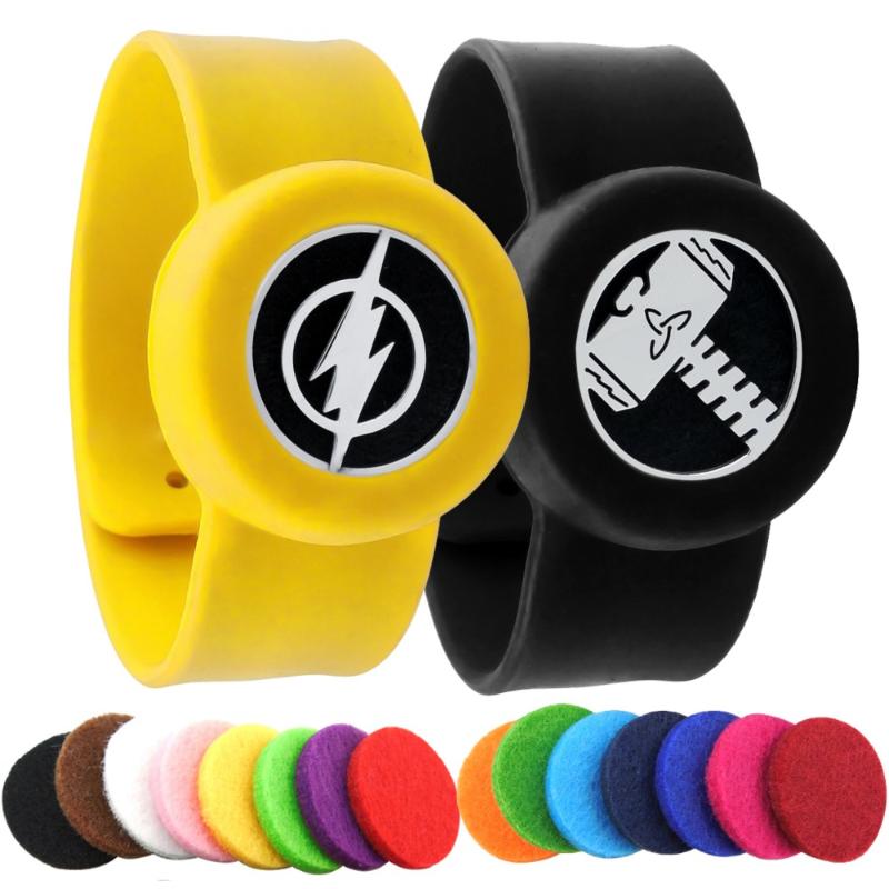 Beaded, Strands Stainless Steel Flash Kids Adjustable Essential Oil Bangle Children Men Women Silicone Diffuser Locket Bracelets, Black
Beaded, Strands Stainless Steel Flash Kids Adjustable Essential Oil Bangle Children Men Women Silicone Diffuser Locket Bracelets, Black