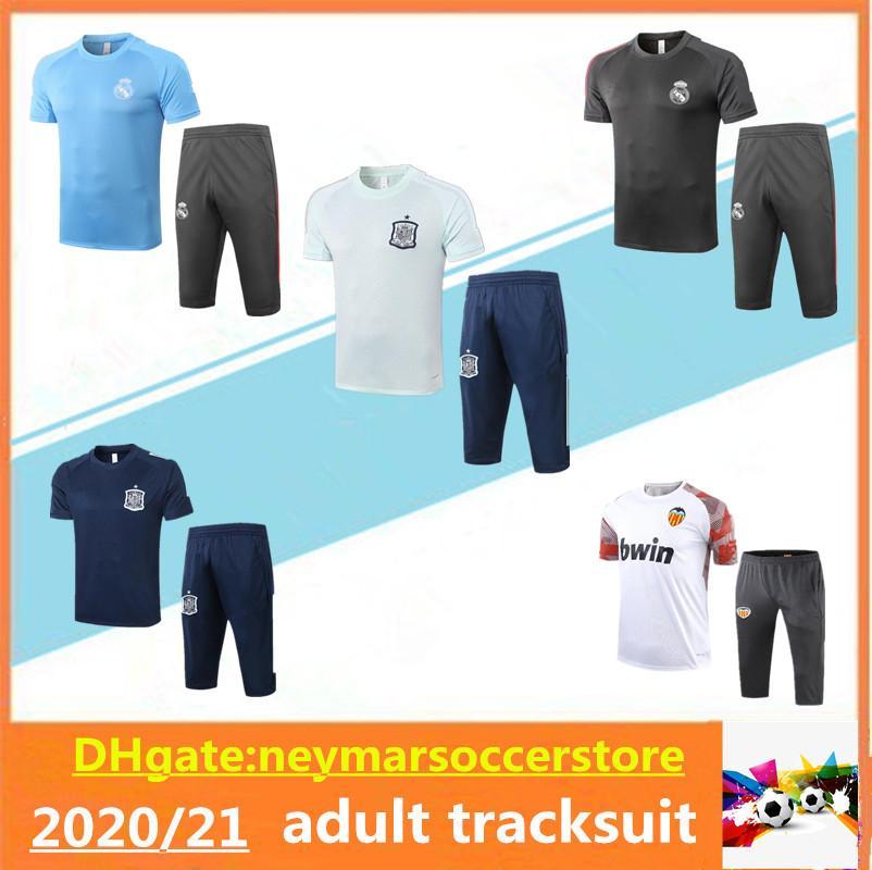 20 21 Real Madrid soccer Short sleeve training suit 2020 2021 Spain Valencia maillot de football tracksuit, Black;yellow
20 21 Real Madrid soccer Short sleeve training suit 2020 2021 Spain Valencia maillot de football tracksuit, Black;yellow