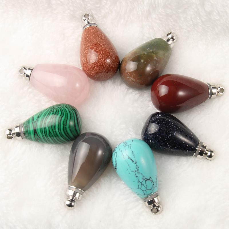 Charms Natural Perfume Bottle Essential Oil Diffuser Water Drop Shape For Jewelry Making DIY Pendants Necklace Accessories, Bronze;silver
Charms Natural Perfume Bottle Essential Oil Diffuser Water Drop Shape For Jewelry Making DIY Pendants Necklace Accessories, Bronze;silver