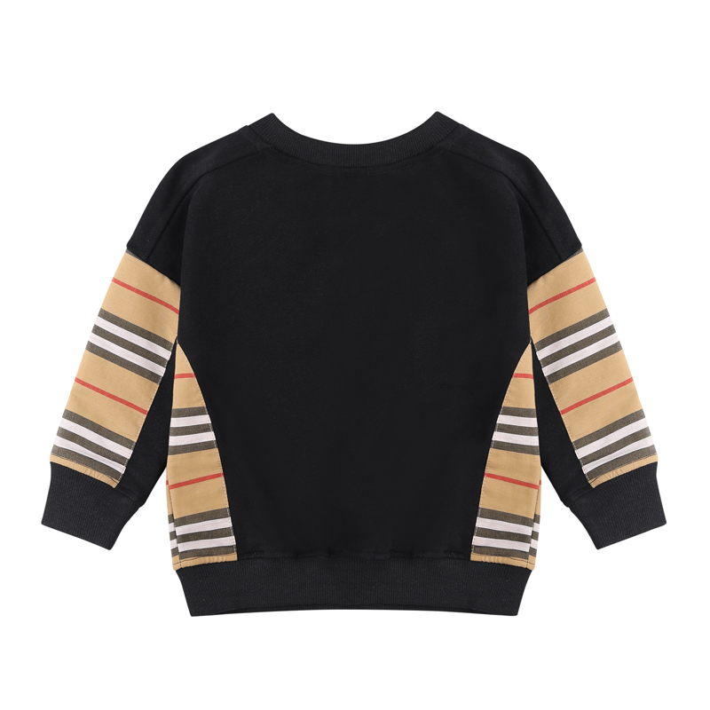 Baby Girls Boys Sweatshirts Fashion Stripe Autumn Winter Long Sleeve Tops Shirts Cotton Kids Clothes 220309