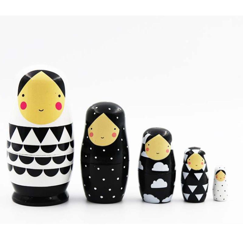 Matryoshka Dolls Set Russian Stacking Wooden Nesting 5 Pcs For Kids Gifts Crafted Doll Home Decoration Party Favor
Matryoshka Dolls Set Russian Stacking Wooden Nesting 5 Pcs For Kids Gifts Crafted Doll Home Decoration Party Favor