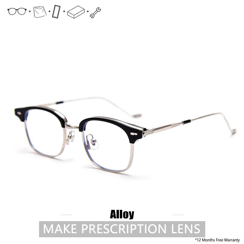 Fashion Sunglasses Frames Half Frame Glasses Acetate Men Designer Korea Clear Lens Non Prescription
Fashion Sunglasses Frames Half Frame Glasses Acetate Men Designer Korea Clear Lens Non Prescription