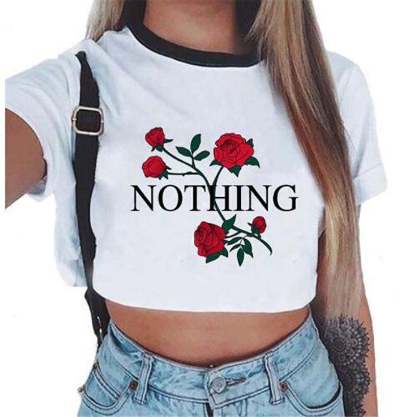 Women' T-Shirt HELIAR Women Flowers Printed T-shirts Slim Y2K Tops For Short Sleeve Crop Cropped Sexy 2021 Summer, White
Women' T-Shirt HELIAR Women Flowers Printed T-shirts Slim Y2K Tops For Short Sleeve Crop Cropped Sexy 2021 Summer, White