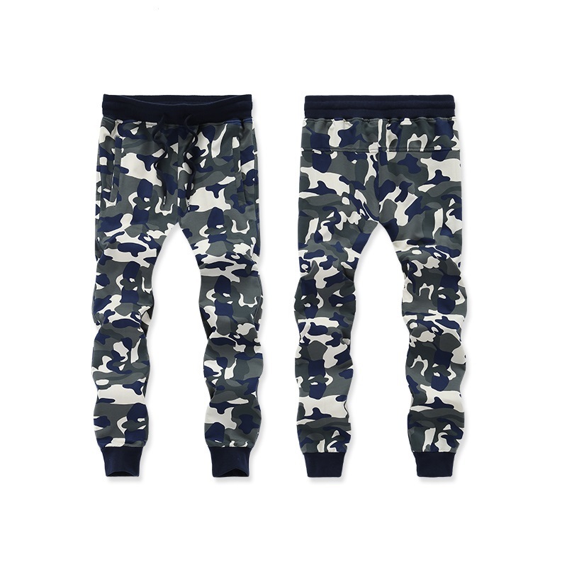 Men Sweat Pants Baggy Camouflage Sweatpants Jogger Winter Warm Fleece Camo Trouser Elastic Waist Male Plus Size 8XL Big Tall 7XL 210518