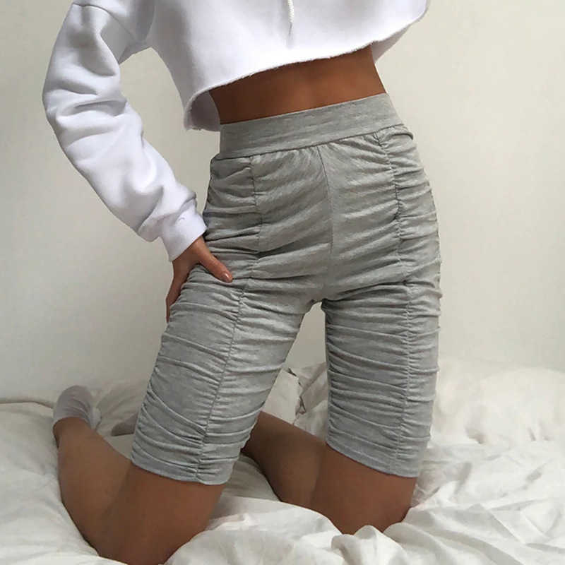 QuanRun Casual Fashion Women Short Pants Pleated High Waist Femmel Solid Color Trousers Fitness Streetwaer 210604, Gray
QuanRun Casual Fashion Women Short Pants Pleated High Waist Femmel Solid Color Trousers Fitness Streetwaer 210604, Gray