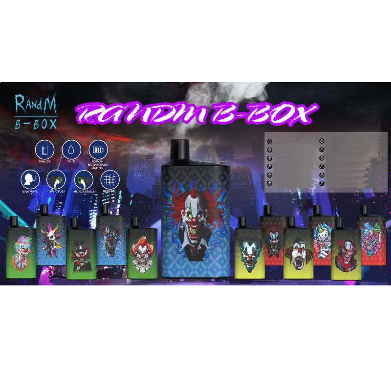 Authentic RandM B-box Disposable E Cigarettes Vape Box 5000 Puffs With 850mAh Rechargeable Battery 10ml Mesh Coil Pod Large Vapor 16 Colors
Authentic RandM B-box Disposable E Cigarettes Vape Box 5000 Puffs With 850mAh Rechargeable Battery 10ml Mesh Coil Pod Large Vapor 16 Colors