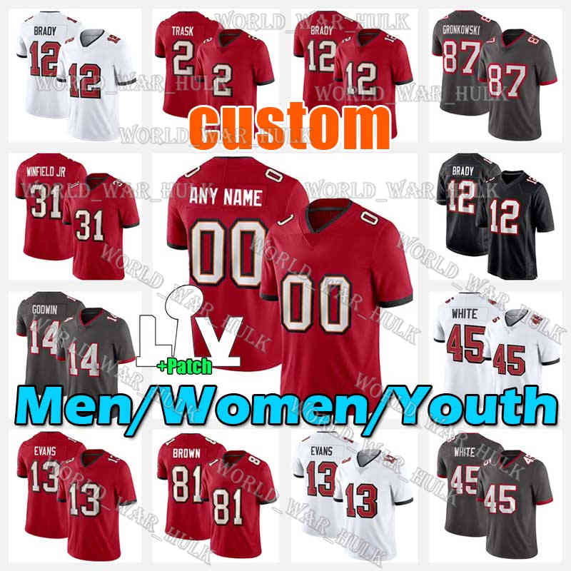 12 Tom Brady Rob Gronkowski 31 Antoine Winfield Jr Football Jerseys Tristan Wirfs 50 Vita Vea 14 Chris Godwin 13 Mike Evans Robert Hainsey Derrick Brooks Scotty Miller, Custom men (h d)
12 Tom Brady Rob Gronkowski 31 Antoine Winfield Jr Football Jerseys Tristan Wirfs 50 Vita Vea 14 Chris Godwin 13 Mike Evans Robert Hainsey Derrick Brooks Scotty Miller, Custom men (h d)